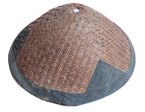 Tengai: Traditional Zen Monk Straw Hat at Temple of the Jewel Dragon Authentic tengai, a basket-like straw hat worn by Zen monks, symbolizing humility and ego transcendence, displayed at Zenvacation's Temple of the Jewel Dragon